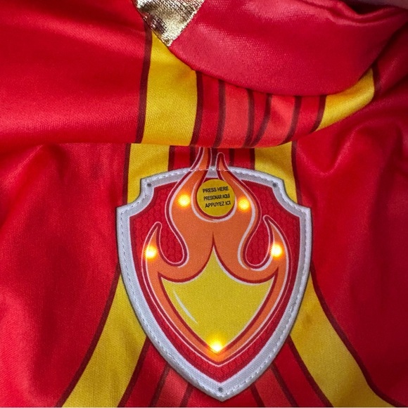 Paw Patrol Marshall Light Up Costume Sz 4T Halloween Red - Picture 5 of 7
